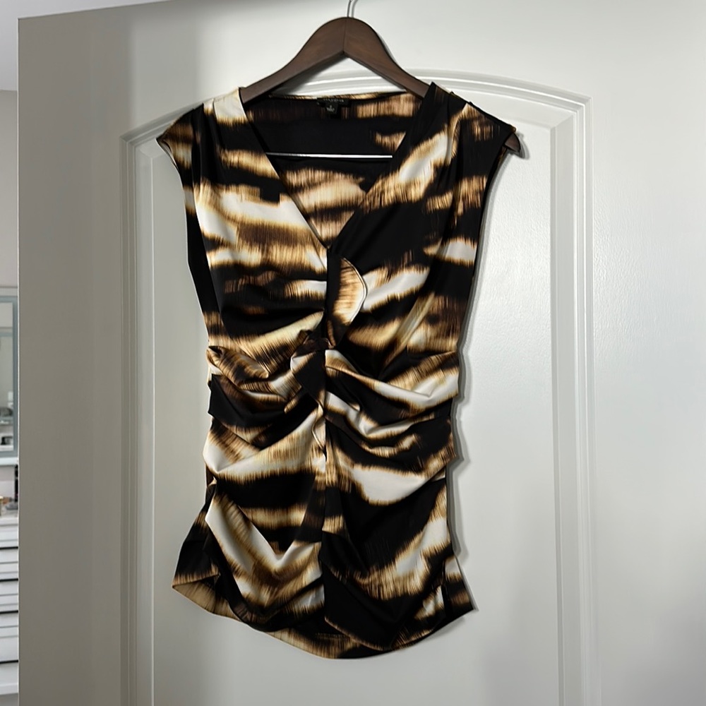 Modern sexy blouse with waist slimming cinching!!